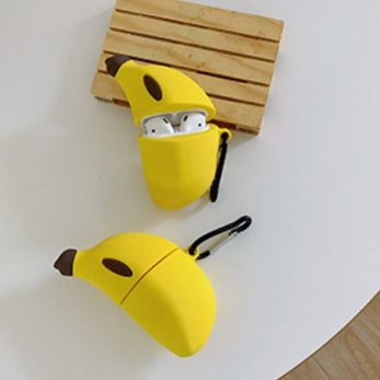 Compatible with Apple, Lovely banana Air pods Pro protective silicone Compatible with Apple, Lovely banana Air pods Pro protective silicone